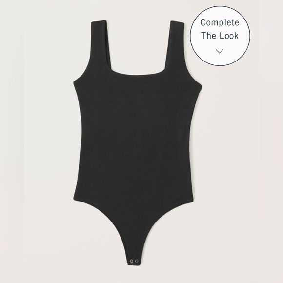 Abercrombie & Fitch Tops - Abercrombie & Fitch Cotton-Blend Seamless Fabric Tank Bodysuit